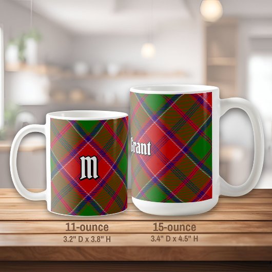 Clan Grant Tartan Kaffeetasse
