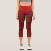 Clan Grant Tartan Kariert Capri Leggings (Vorderseite)