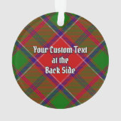 Clan Grant Tartan Ornament (Rückseite)