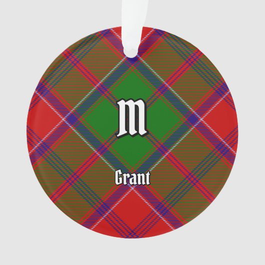 Clan Grant Tartan Ornament (Vorderseite)