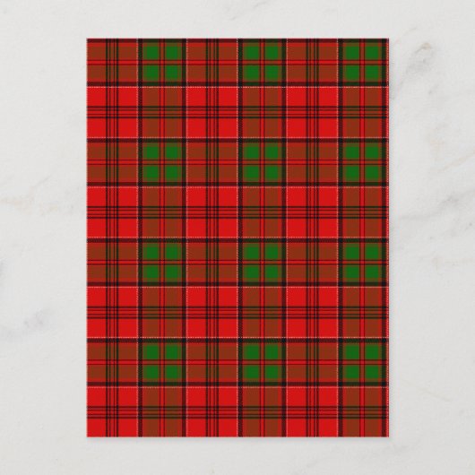 Clan Grant Tartan Postkarte (Vorderseite)