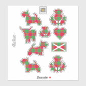 Clan Grant Tartan Sticker (Blatt)