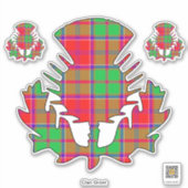 Clan Grant Thistle Sticker (Vorderseite)