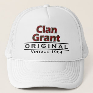 Clan Grant Vintag anpassen Truckerkappe