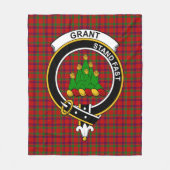 Clan Grant von Rothiemurchus Tartan Kariert Fleecedecke (Vorderseite)