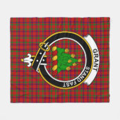 Clan Grant von Rothiemurchus Tartan Kariert Fleecedecke (Vorderseite (Horizontal))