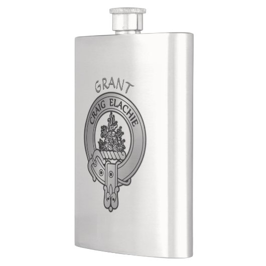 Clan Grant Wappen Flachmann (Links)