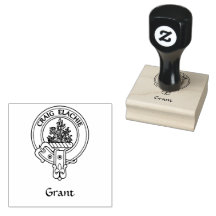 Clan Grant Wappen Rubber Briefmarke