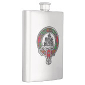 Clan Grant Wappen & Tartan Flask Flachmann (Rechts)