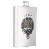 Clan Grant Wappen & Tartan Flask Flachmann (Rechts)