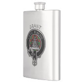 Clan Grant Wappen & Tartan Flask Flachmann (Links)