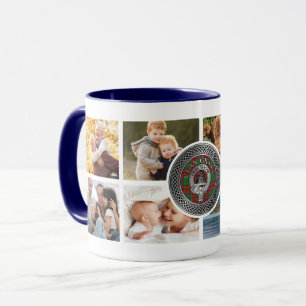 Clan Grant Wappen & Tartan Knoten Tasse
