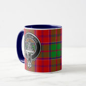 Clan Grant Wappen & Tartan Tasse (Vorderseite Links)