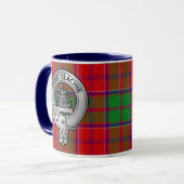 Clan Grant Wappen & Tartan Tasse (Vorderseite Links)
