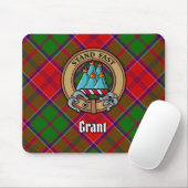 Clan Grant-Wappen über Tartan Mousepad (Mit Mouse)