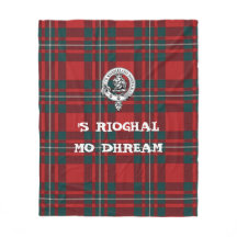Clan Gregor Fleece-Decke