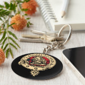 Clan Gregor Key Chain Black (Anpassen von Größe/Fo Schlüsselanhänger (Seite)