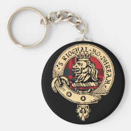 Clan Gregor Key Chain Black (Anpassen von Größe/Fo Schlüsselanhänger