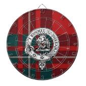 Clan Gregor/MacGregor Abzeichen-Pfeil-BrettTartan Dartscheibe (vorne)