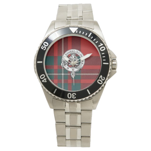 Clan Gregor / MacGregor Watch, Stainless Steal Armbanduhr (Vorderseite)