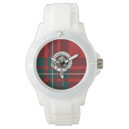 Clan Gregor / MacGregor Watch, White Sport Armbanduhr