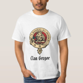 Clan Gregor roher AbzeichenTartan T-Shirt
