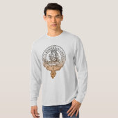 Clan Gregor Shirt-Beige-Abzeichen T-Shirt (Vorne ganz)