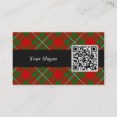 Clan Gregor Tartan Business Card Visitenkarte (Rückseite)