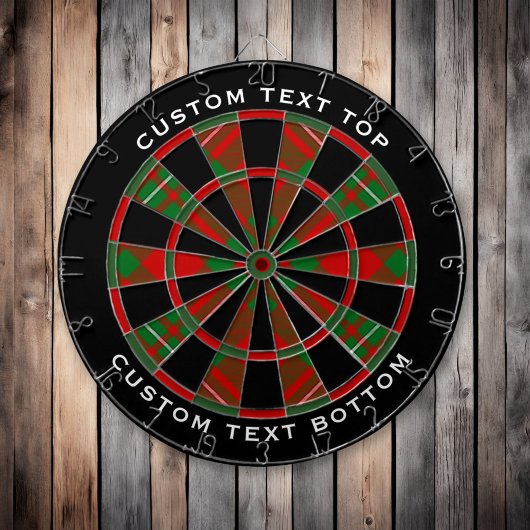 Clan Gregor Tartan Dart Board Dartscheibe