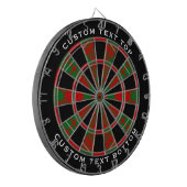 Clan Gregor Tartan Dart Board Dartscheibe (Vorderseite Links)