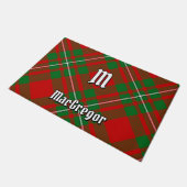 Clan Gregor Tartan Doormat Fußmatte (Schrägansicht)