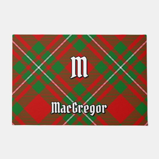 Clan Gregor Tartan Doormat Fußmatte (Vorderseite)