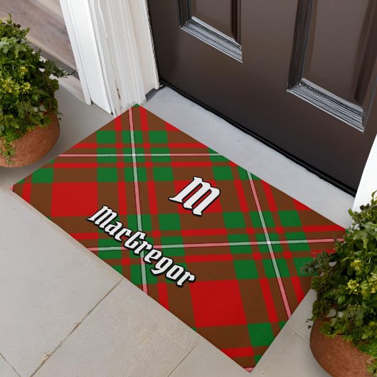 Clan Gregor Tartan Doormat Fußmatte