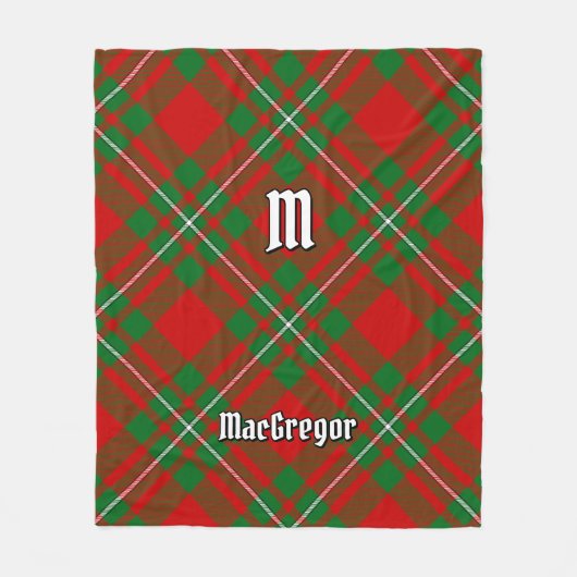 Clan Gregor Tartan Fleece Blanket (Vorderseite)