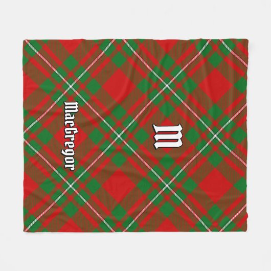 Clan Gregor Tartan Fleece Blanket (Vorderseite (Horizontal))