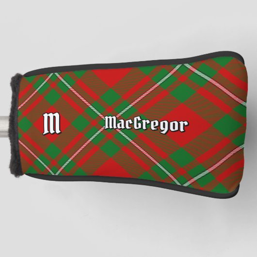 Clan Gregor Tartan Golf Head Cover Golf Headcover (Vorderseite)