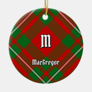 Clan Gregor Tartan Keramik Keramik Ornament