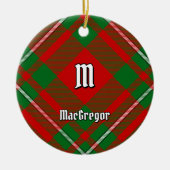 Clan Gregor Tartan Keramik Ornament (Vorne)