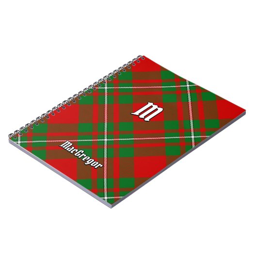 Clan Gregor Tartan Notebook Notizblock (Linke Seite)