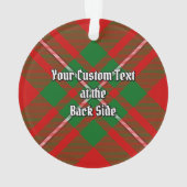 Clan Gregor Tartan Ornament (Rückseite)