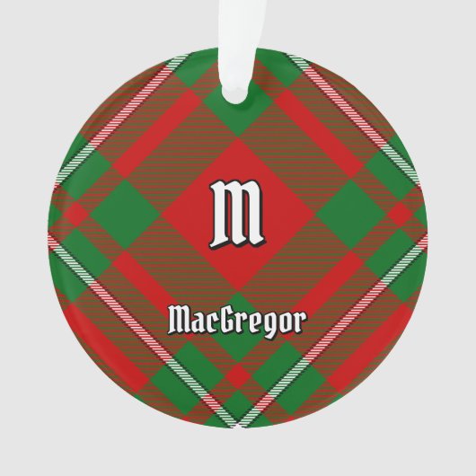 Clan Gregor Tartan Ornament (Vorderseite)