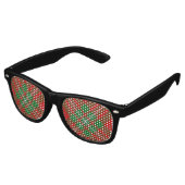 Clan Gregor Tartan Retro Sonnenbrille (Schrägansicht)