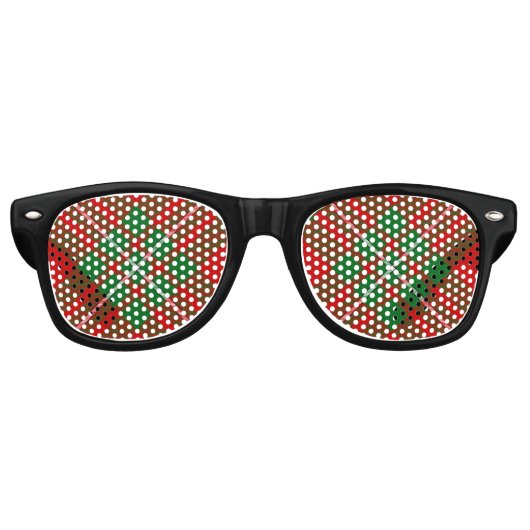 Clan Gregor Tartan Retro Sonnenbrille (Vorderseite)