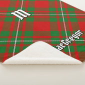 Clan Gregor Tartan Sherpa Blanket Sherpadecke (3/4)