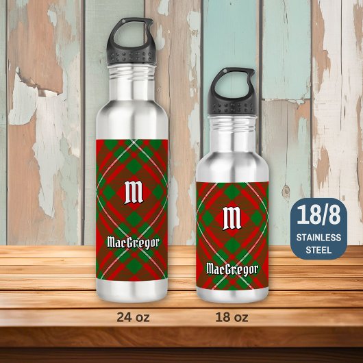 Clan Gregor Tartan Stainless Steel Water Flasche Edelstahlflasche