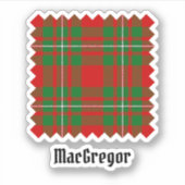 Clan Gregor Tartan Sticker (Vorderseite)