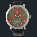 Clan Gregor Tartan Watch Armbanduhr<br><div class="desc">Clan Gregor oder MacGregor traditioneller Tartan mit modernen Farben. Nahtloses Muster. Benutzerdefinierter Text und Monogramm.</div>