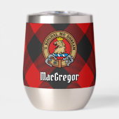 Clan Gregor Wappen über Rob Roy Tartan (Vorderseite)