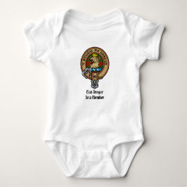 Clan Gregor Wappen über Tartan Baby Bodysuit Baby Strampler
