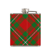 Clan Gregor Wappen über Tartan Flachmann (Rückseite)